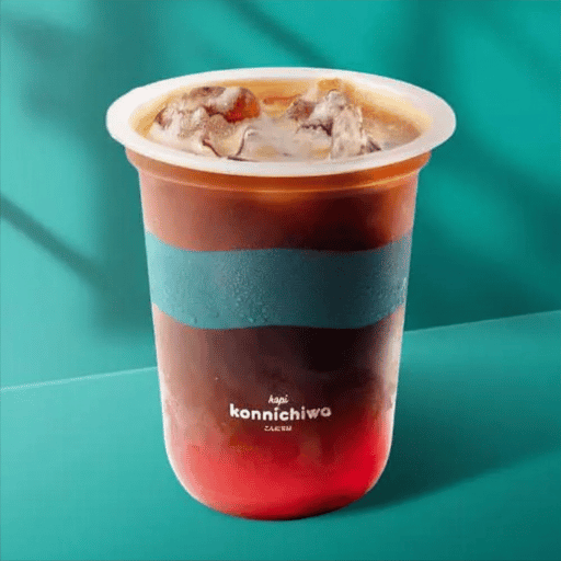 Berry Americano Kopi Konnichiwa